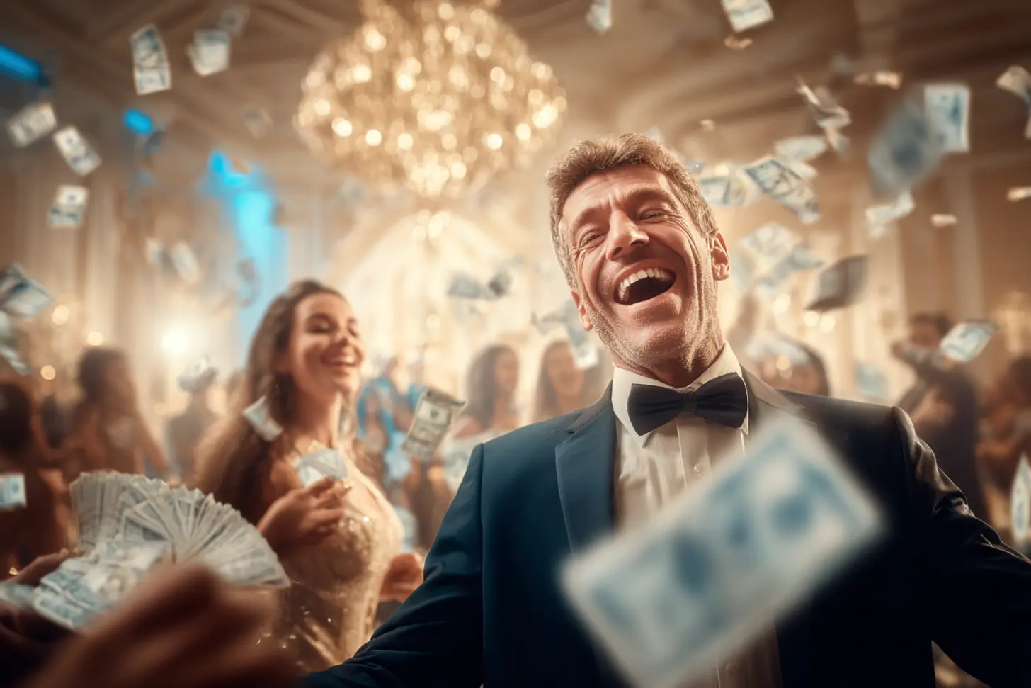 Casino 1xBet Cuba — celebración entre jugadores